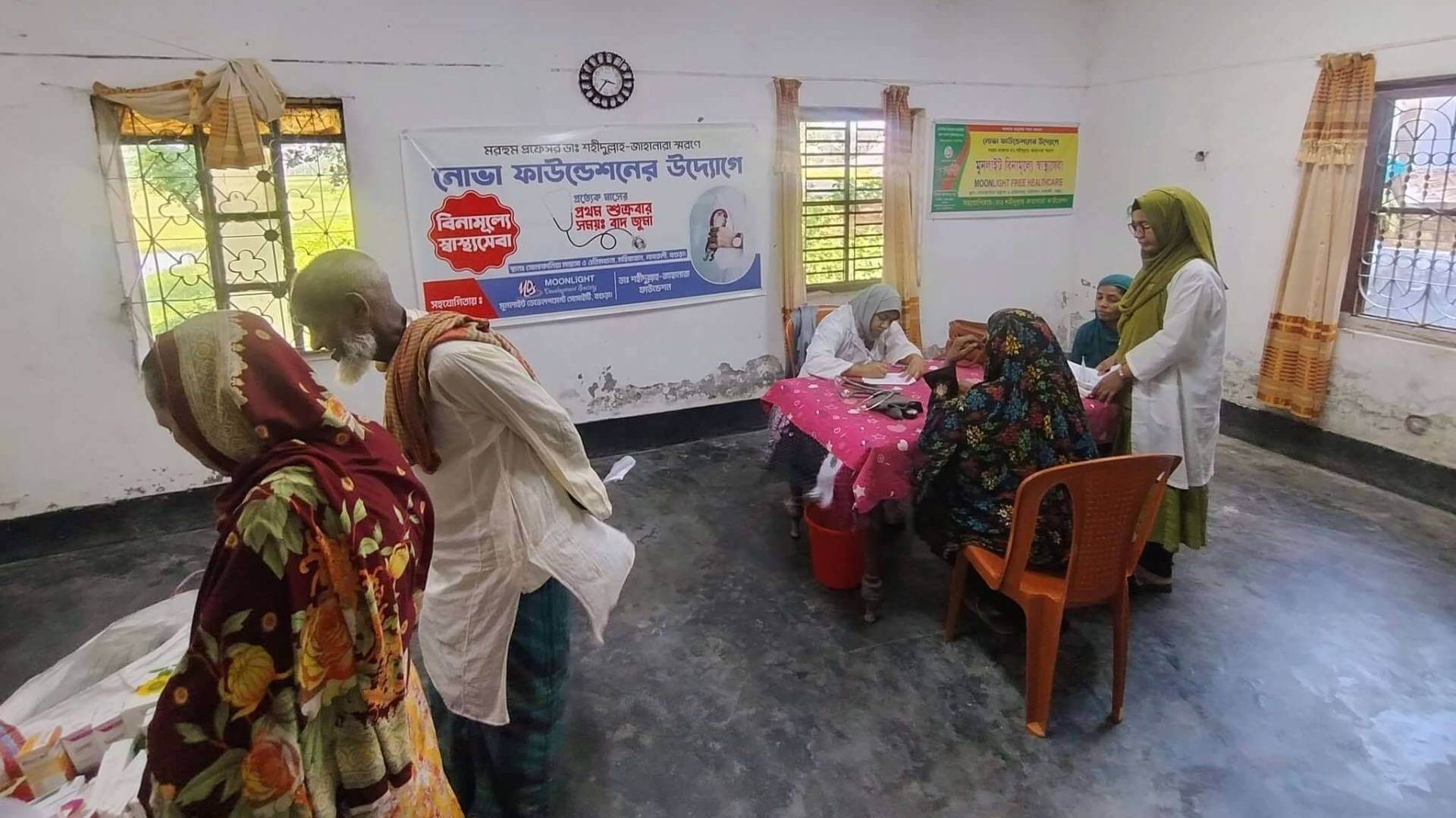 8th Free Healthcare Camp Successfully Held at Sonakania, Bogura